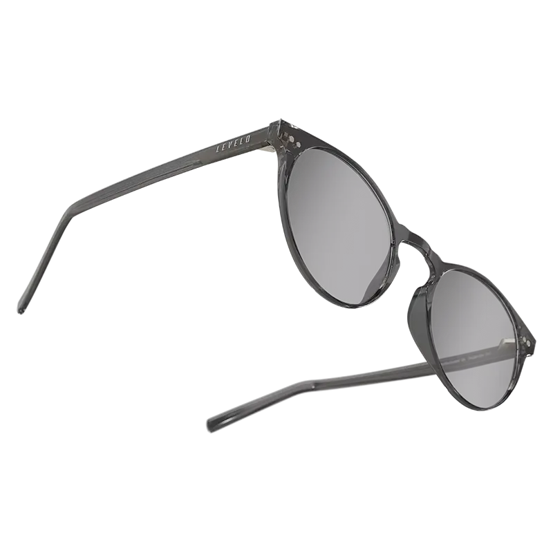 Levelo Corvin Round- Shaped TR+CP Frame & Polarized Lens Sunglasses with Pouch 1 Mascom International.webp